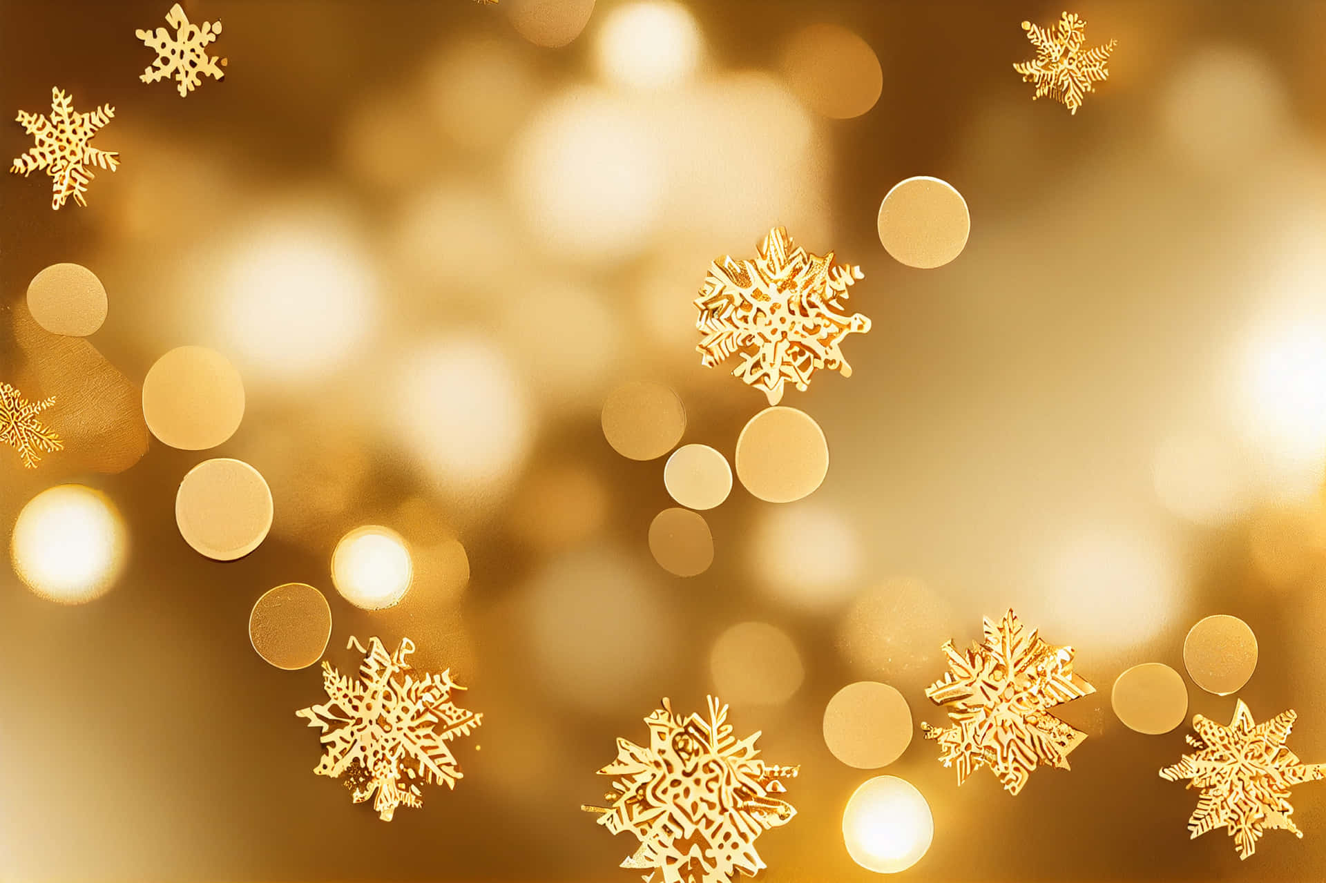 Add Sparkle To Your Christmas With Gold Background