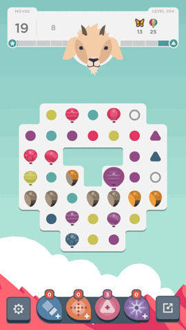 Addictive Dots & Co Mobile Game Love Iphone Background