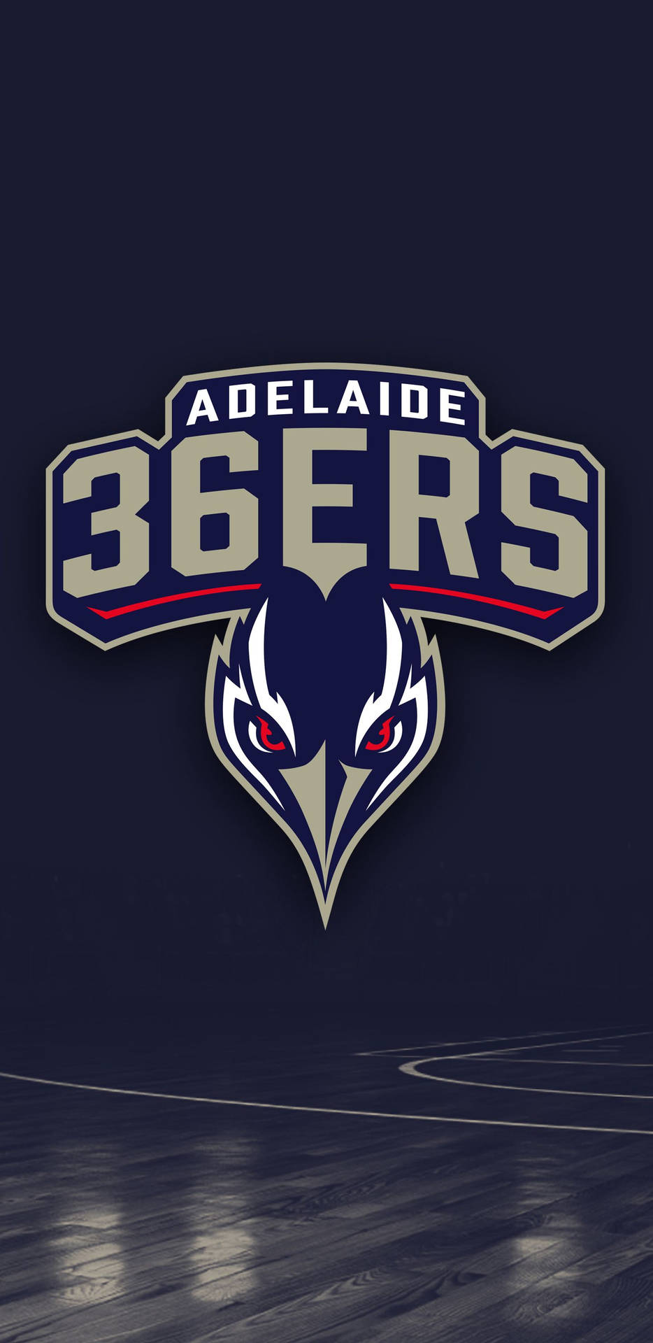 Adelaide 36ers Stylized Poster Background