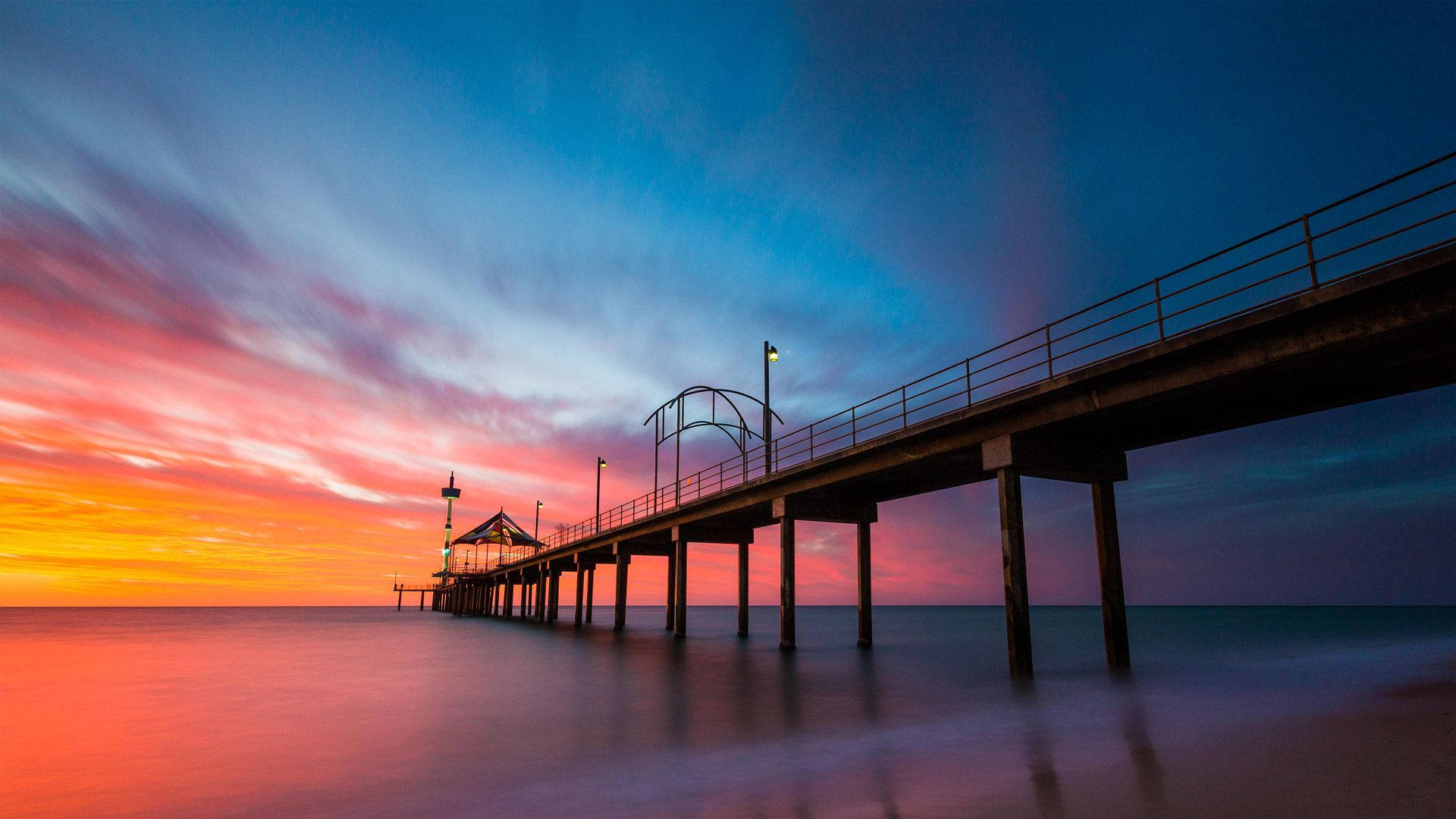 Adelaide Brighton Beach Background