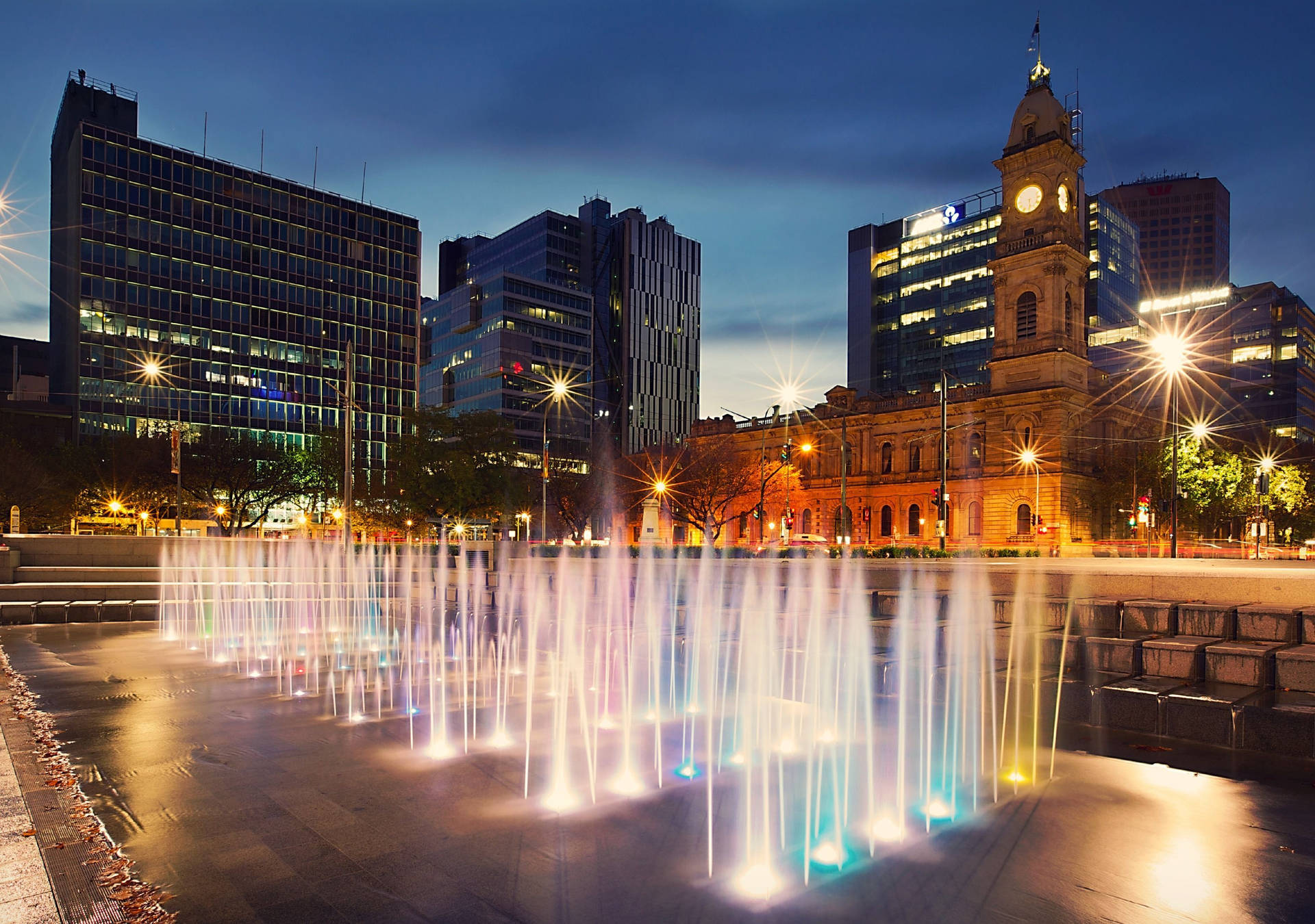 Adelaide Victoria Square Fountain Background