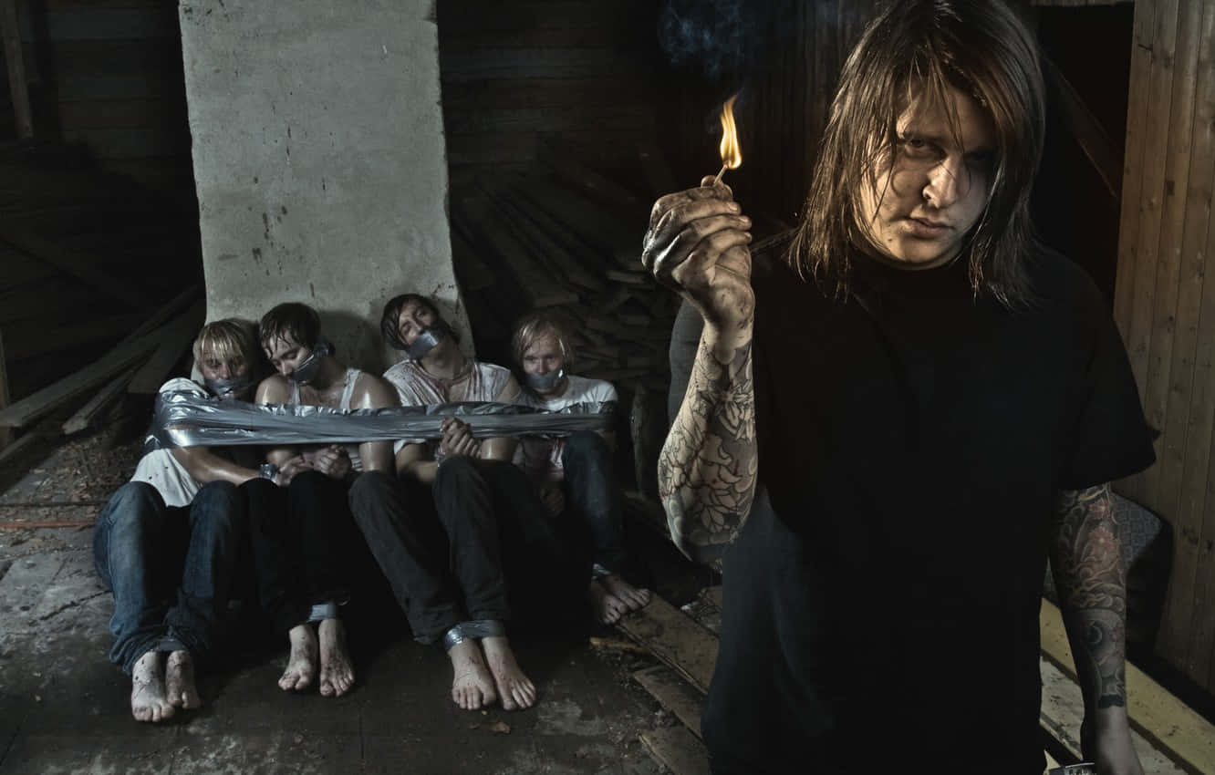 Adept Band Members Tied Up Background