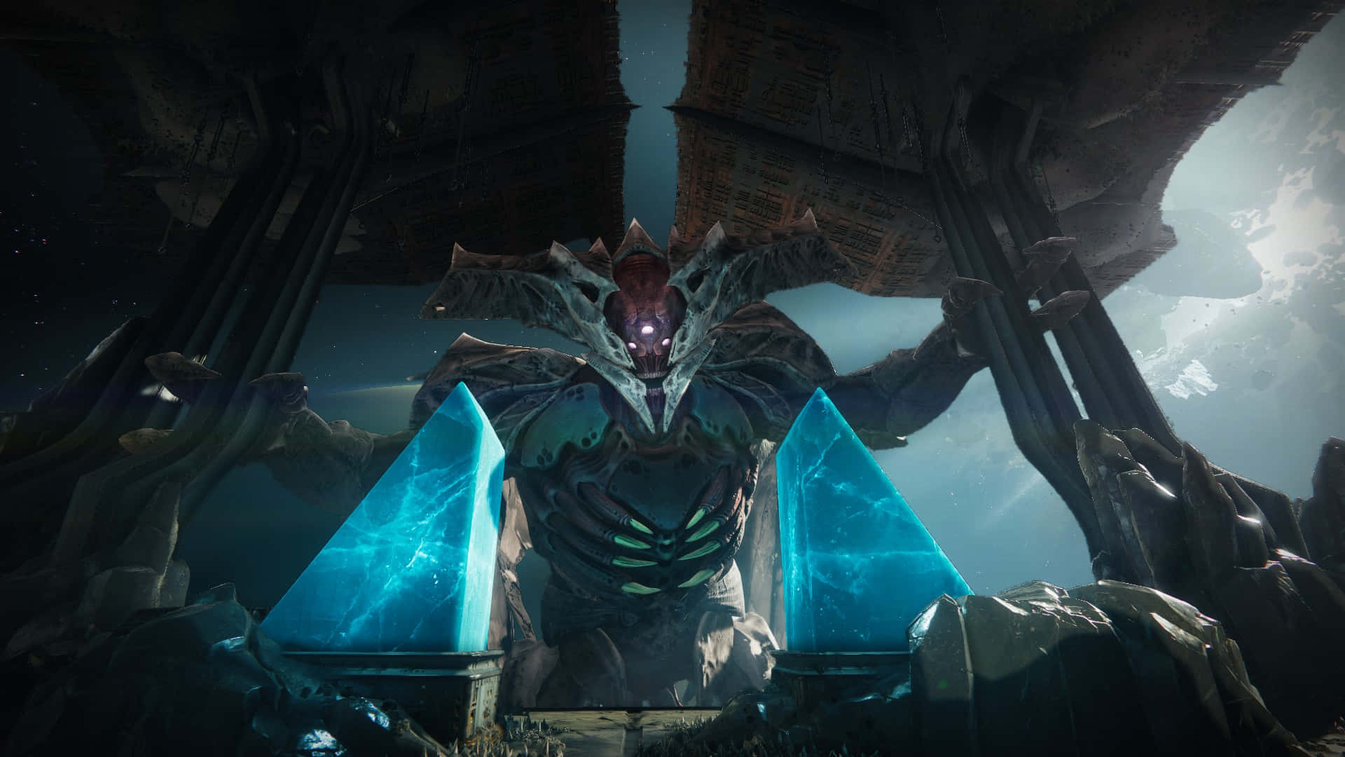 Adept Weapons At Destiny 2 Master King's Fall Raid Background