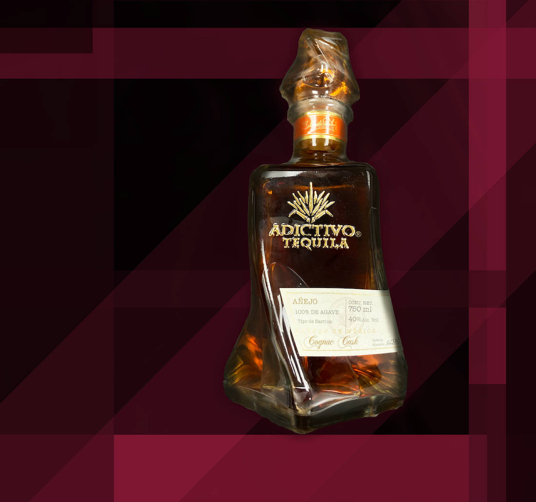 Adictivo Black Extra Anejo Tequila Background