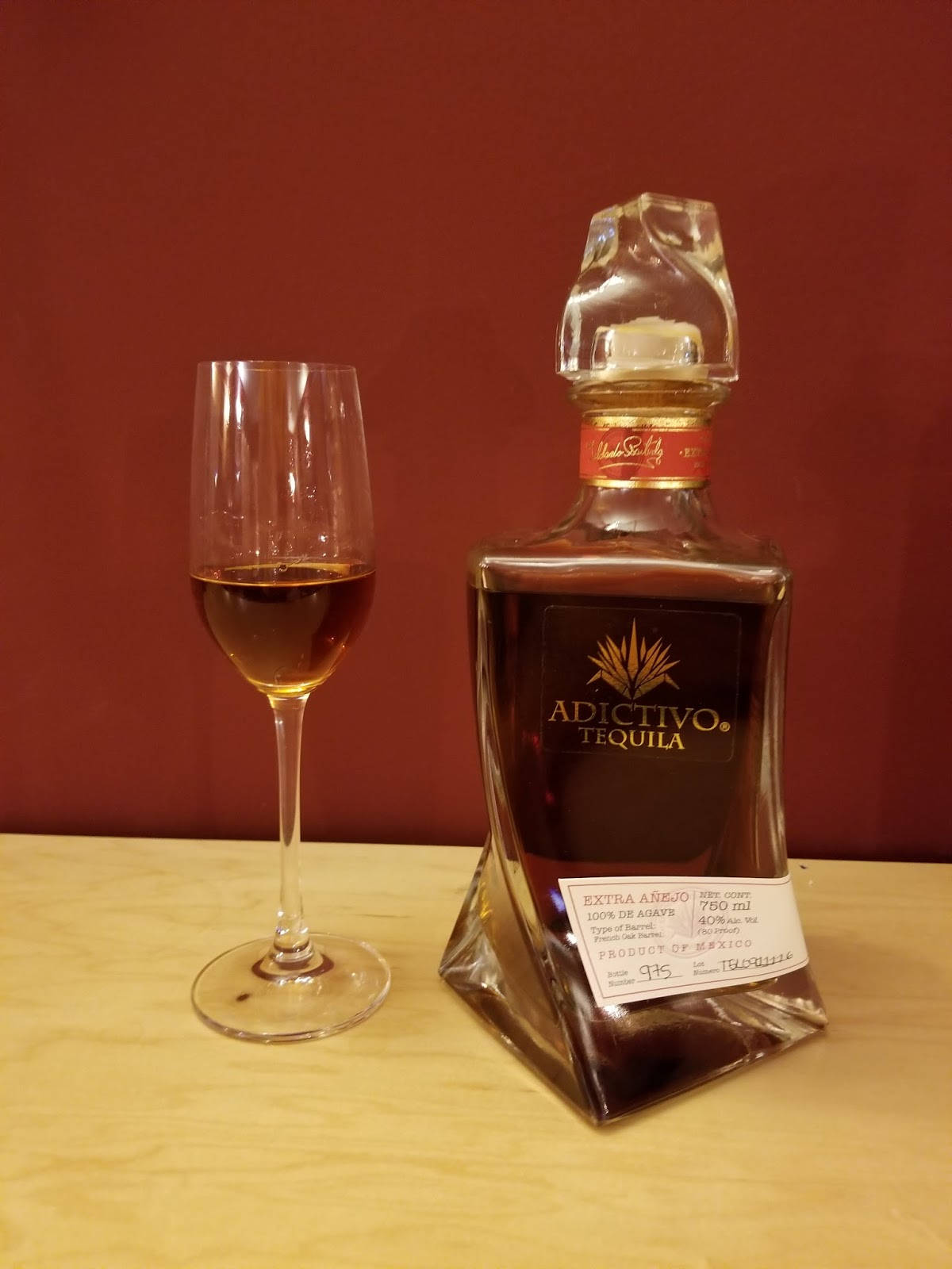 Adictivo Extra Black Anejo Tequila