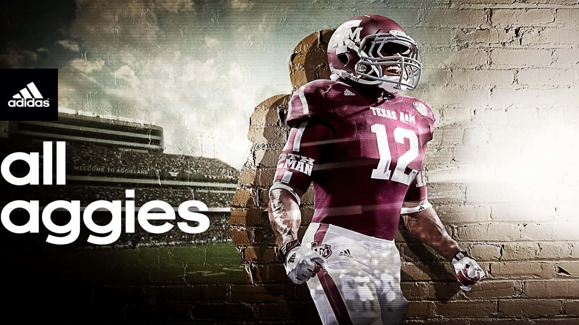 Adidas All Aggies Texas Am Poster