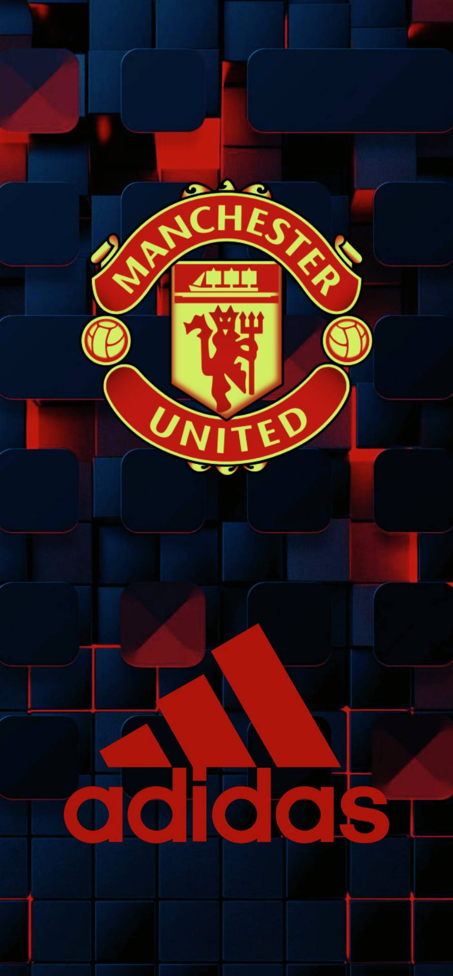 Adidas And Manchester United Mobile Background