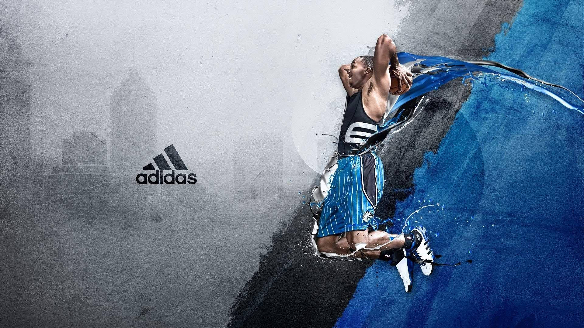 Adidas Brand Logo With Dwight Howard