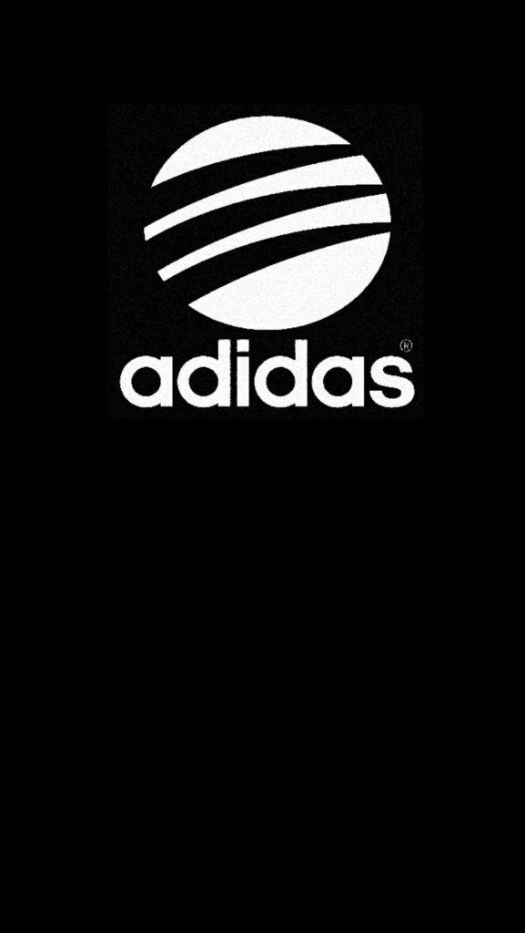 Adidas Iphone Logo With Striped Circle Background