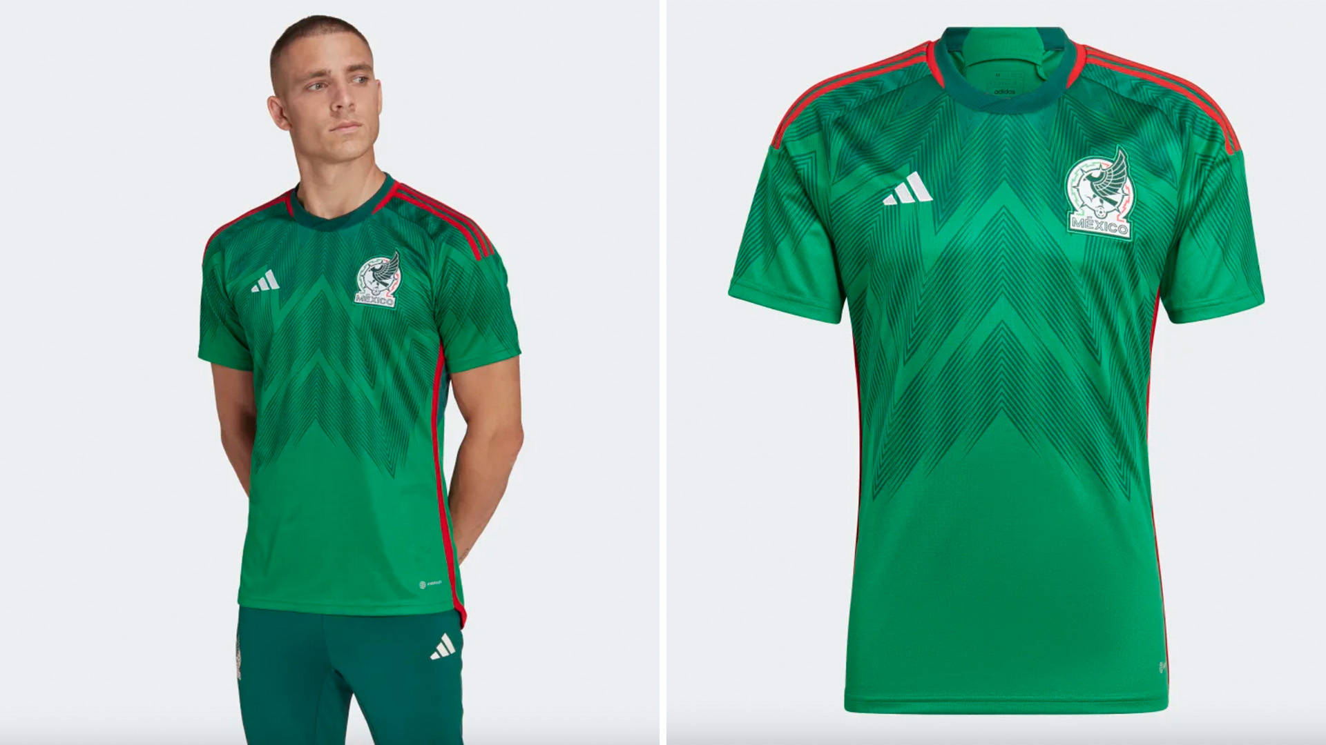 Adidas World Cup Mexico National Football Team Jersey Background