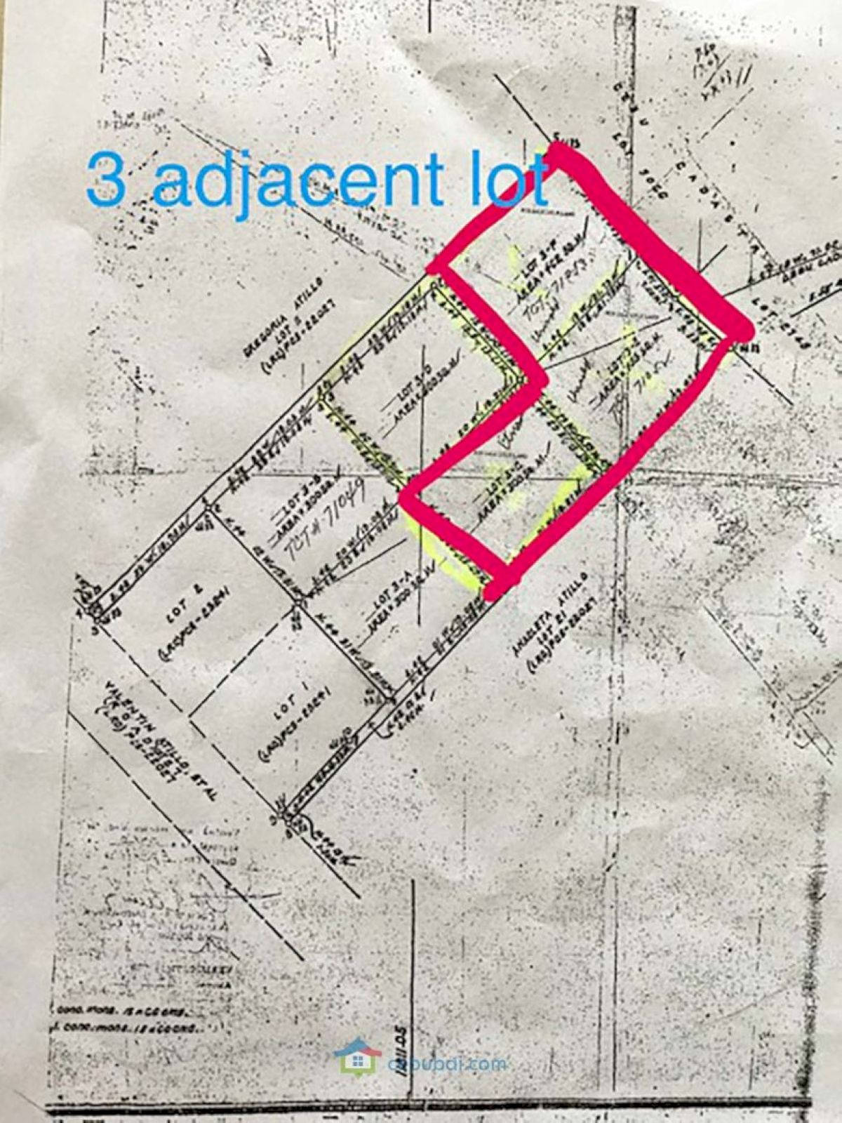 Adjacent Lots