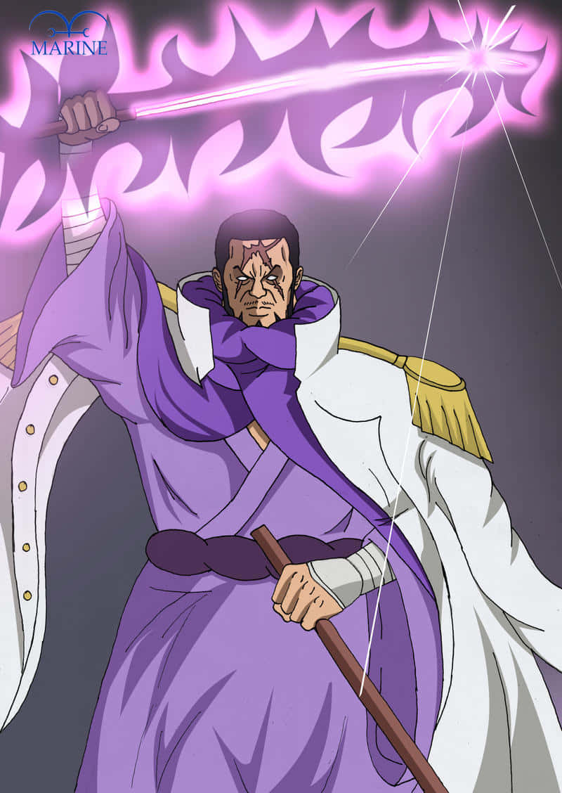 Admiral Fujitora Of The Marines Background