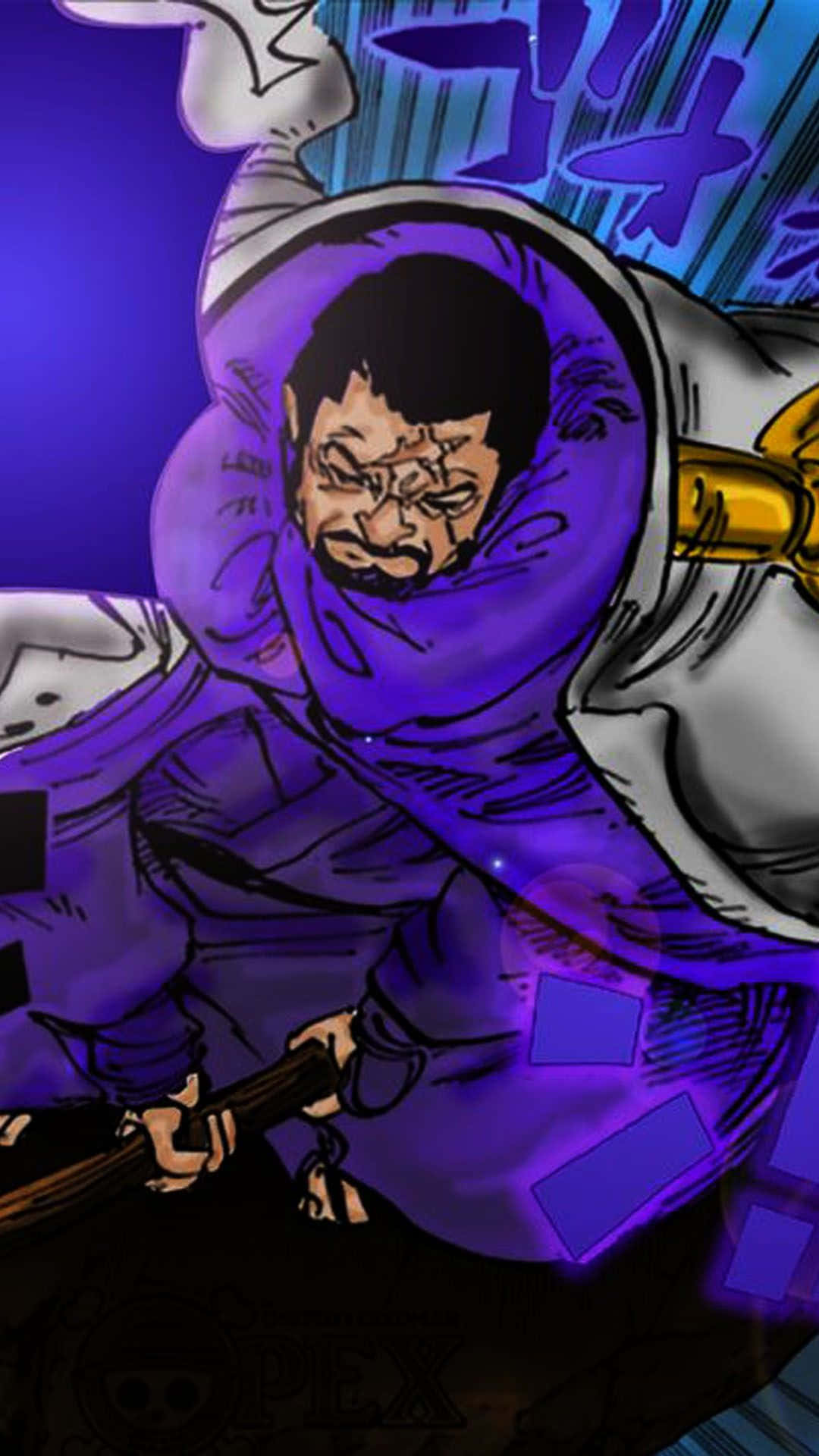 Admiral Fujitora - One Of The Most Revered Marines In The One Piece Saga Background