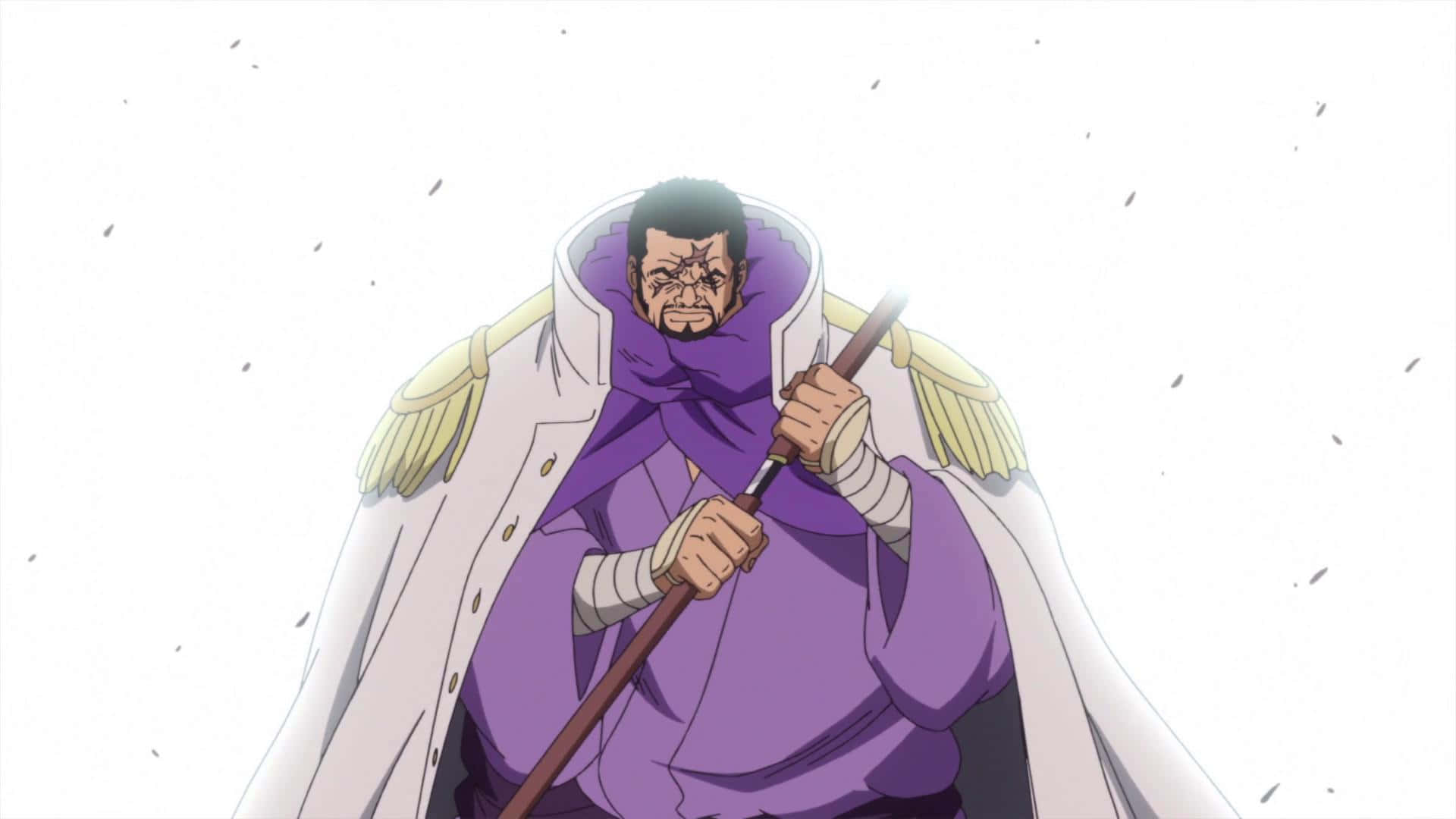 Admiral Issho Fujitora Commands Justice From The Seas. Background