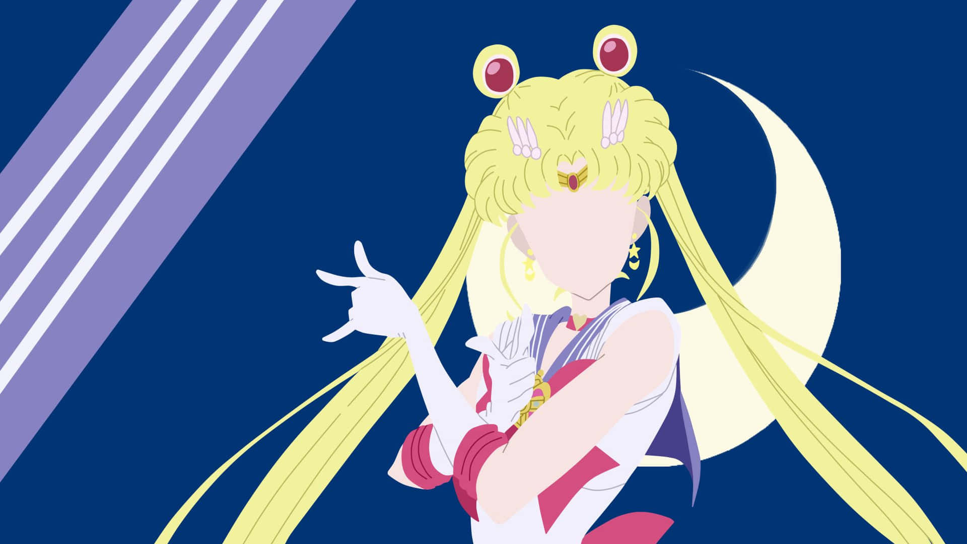 Admire The Beauty Of Aesthetic Sailor Moon Background