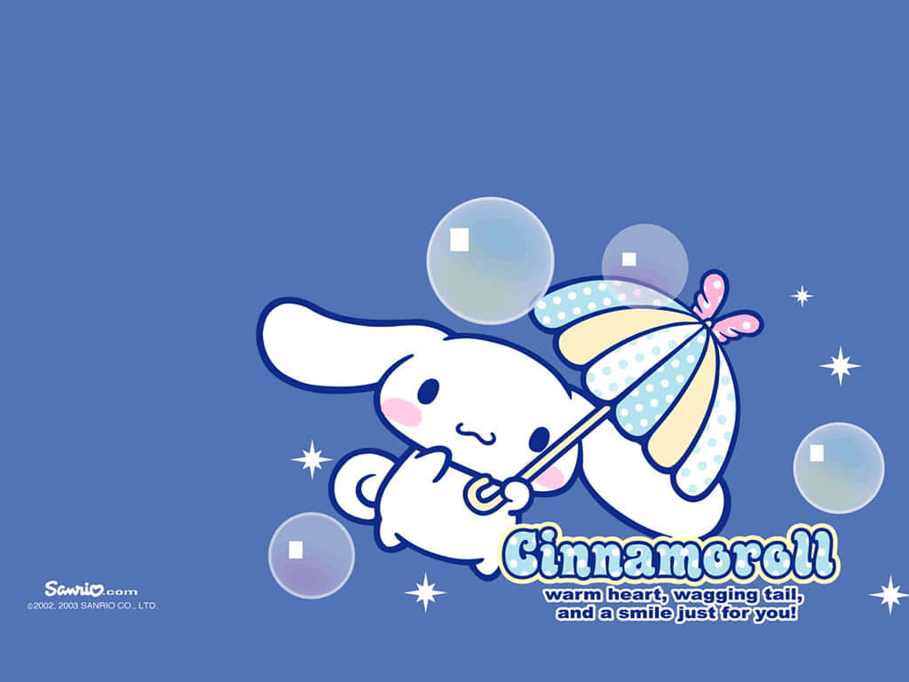 Adopt Cute Cinnamoroll And Make It Your Desktop Pet Background