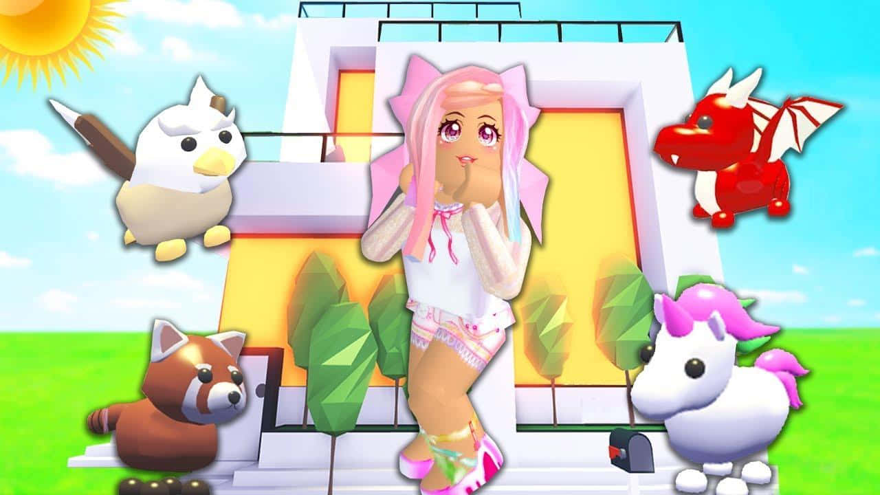 Adopt Me Roblox Animals Background