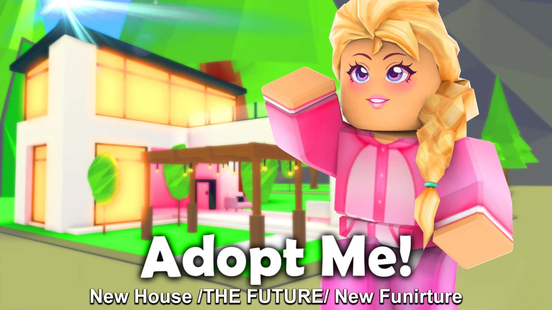 Adopt Me Roblox House Background