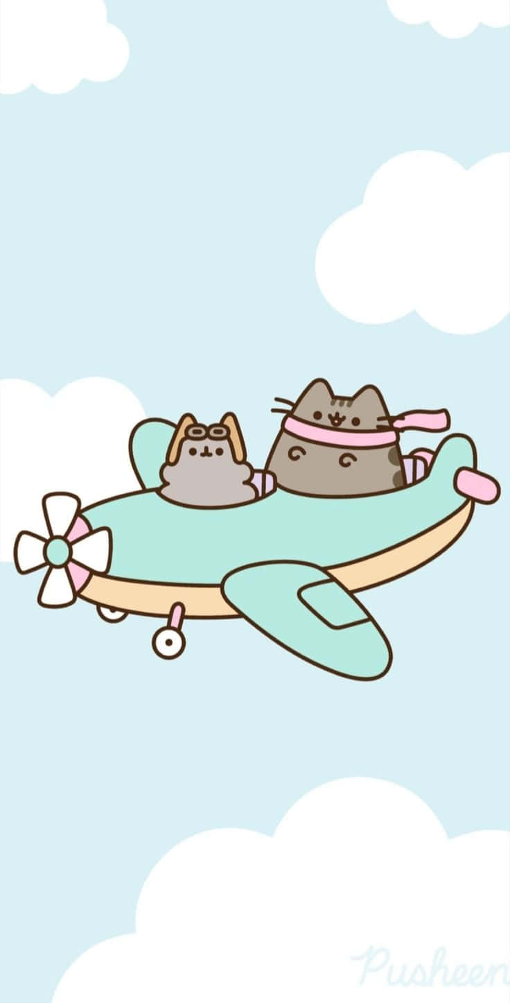 Adopt Pusheen And Experience The Cutest Friendship Background