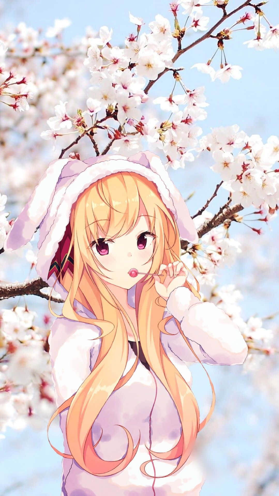 Adorable And Prancing Anime Girl