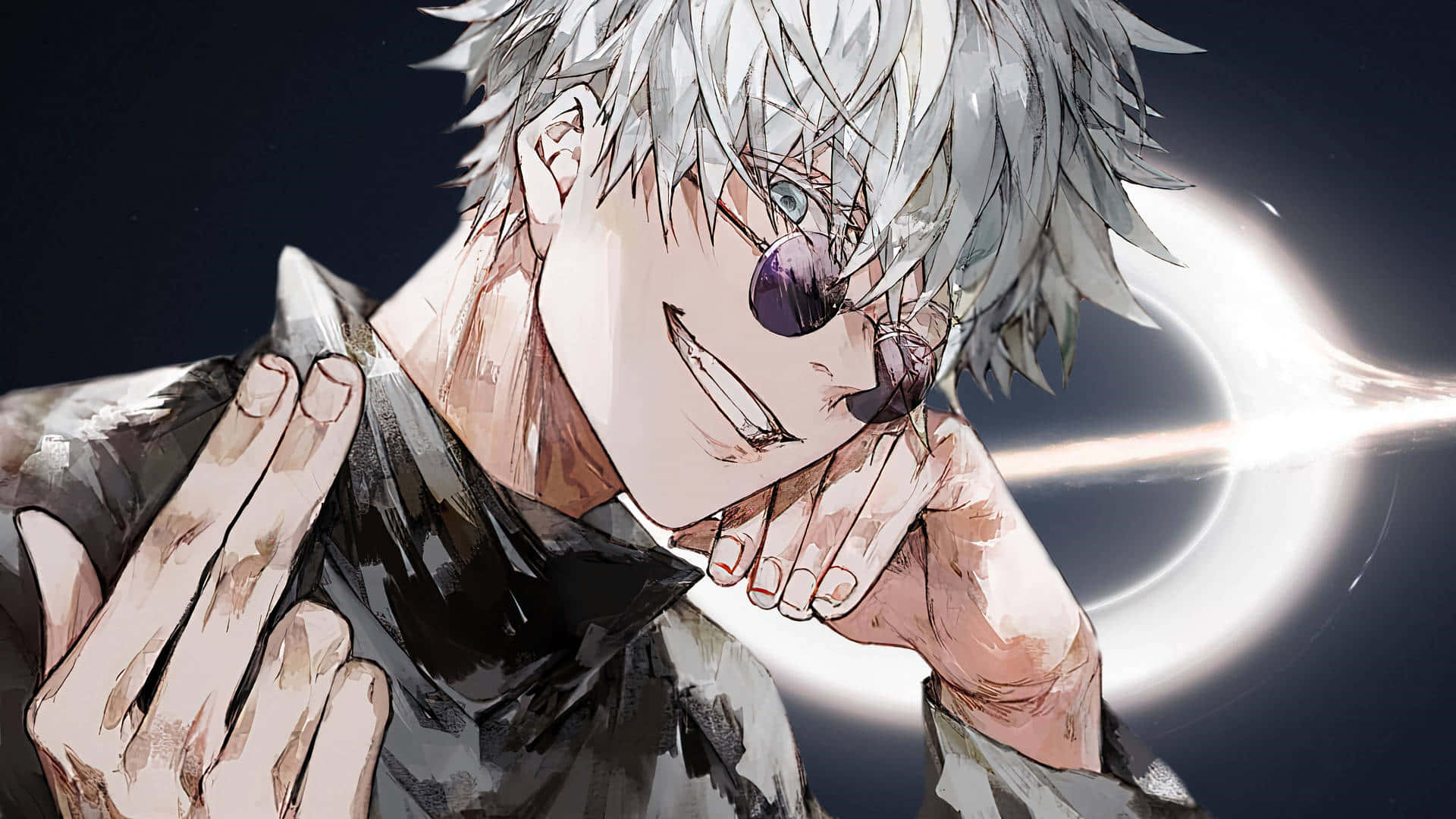 Adorable Anime Boys Having Fun Background