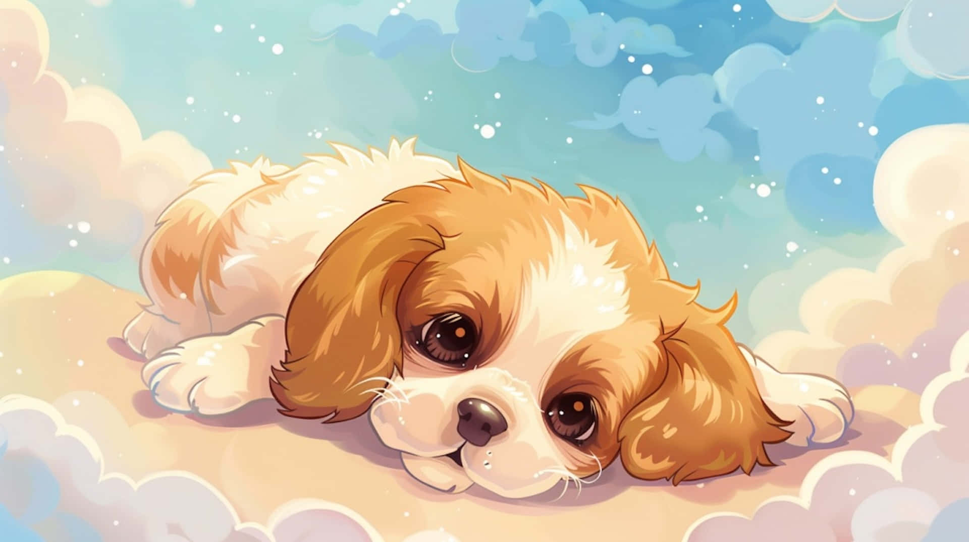 Adorable_ Anime_ Puppy_ Clouds_ Background.jpg Background