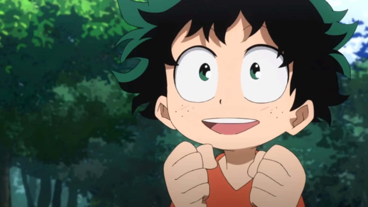 Adorable Baby Deku Next Level Cuteness Background
