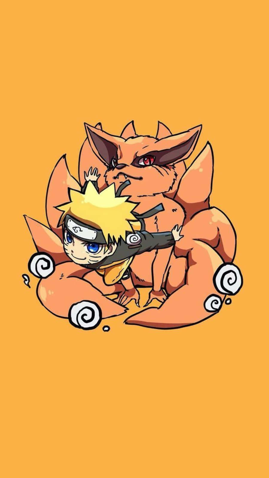 Adorable Baby Kurama In A Relaxing Moment Background