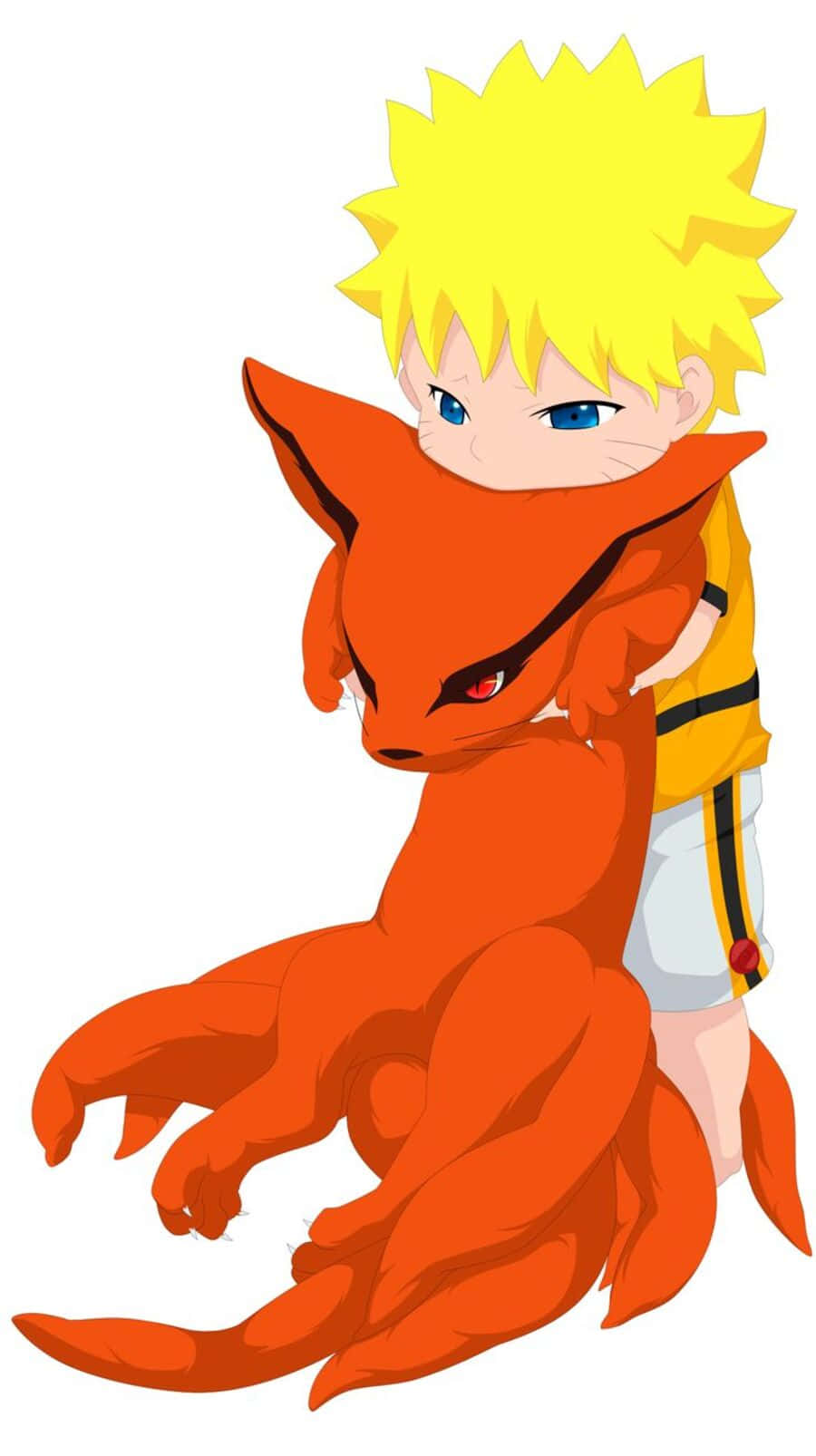Adorable Baby Kurama Smiling Background