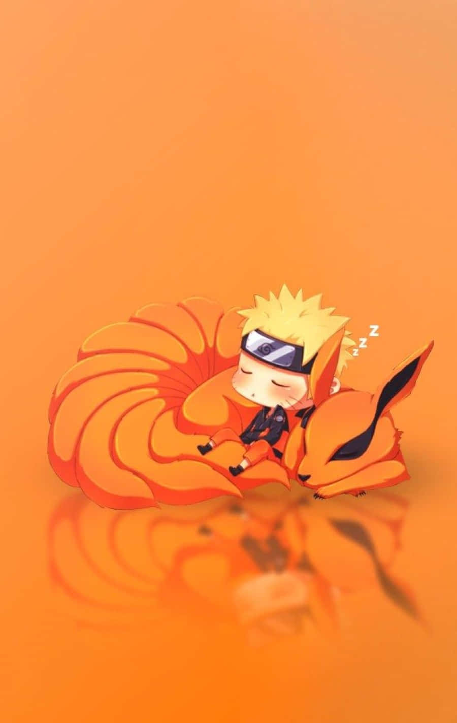 Adorable Baby Kurama Smiling Background