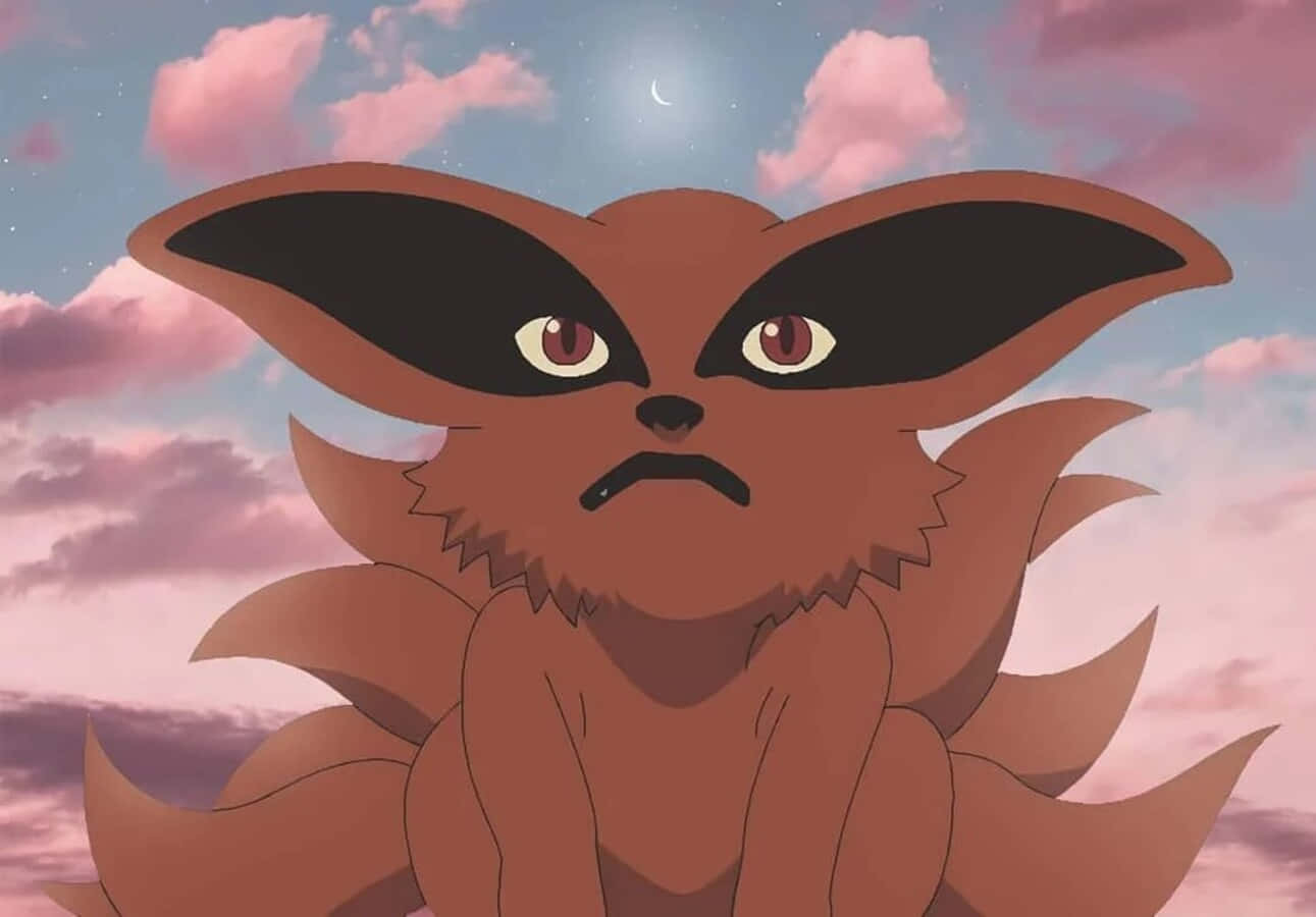Adorable Baby Kurama Smiling Background