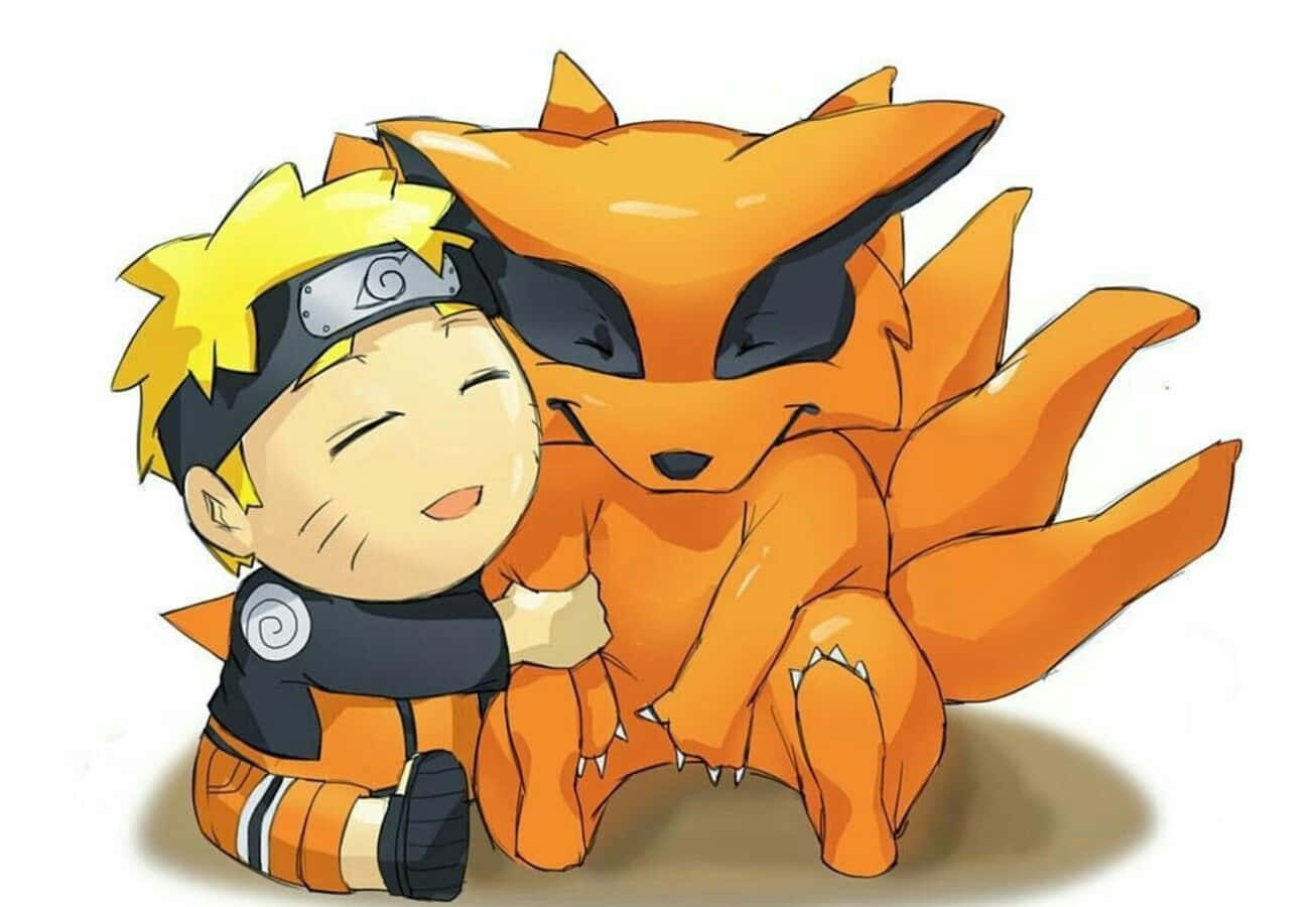 Adorable Baby Kurama Smiling Background