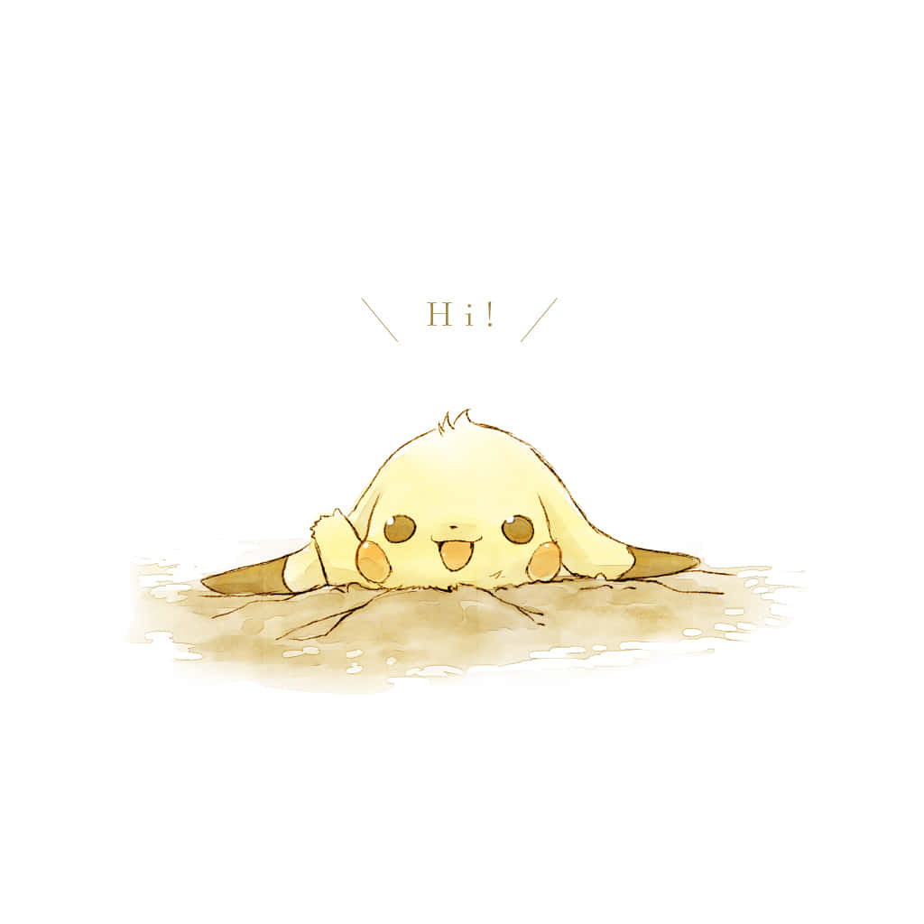 Adorable Baby Pikachu! Background