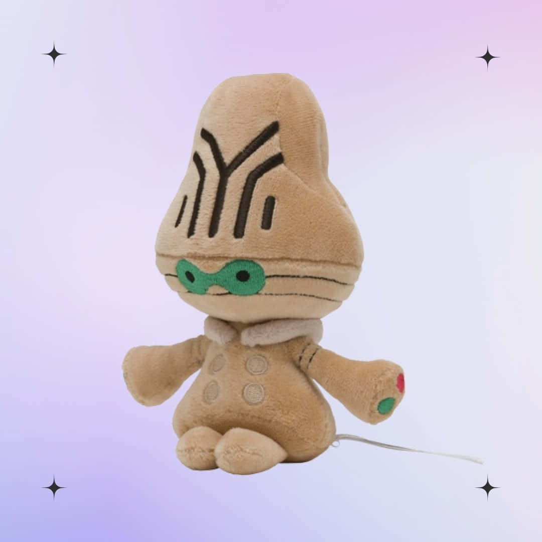 Adorable Beheeyem Stuffed Toy Background