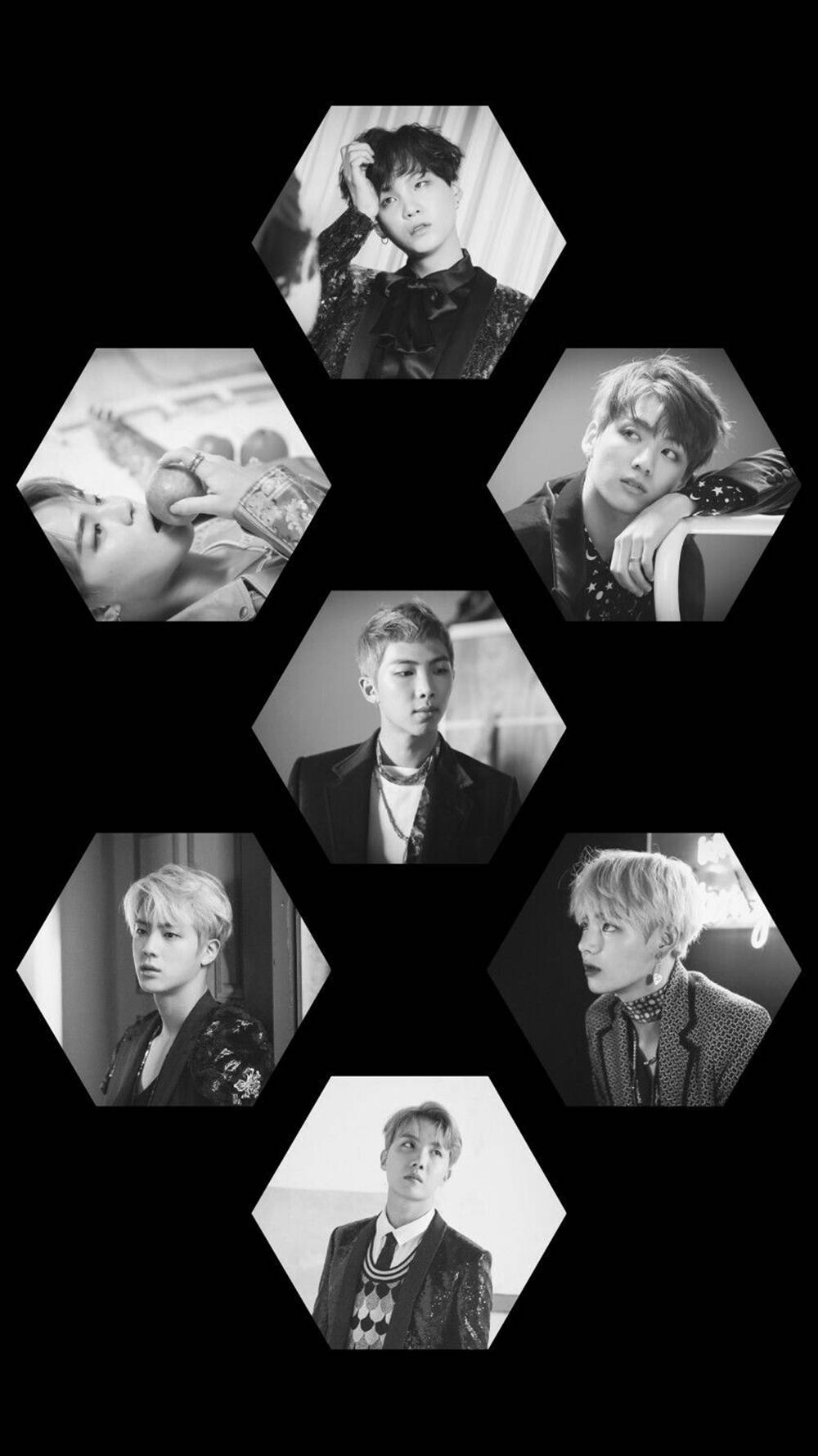 Adorable Bts Phone Wallpaper Collage Background