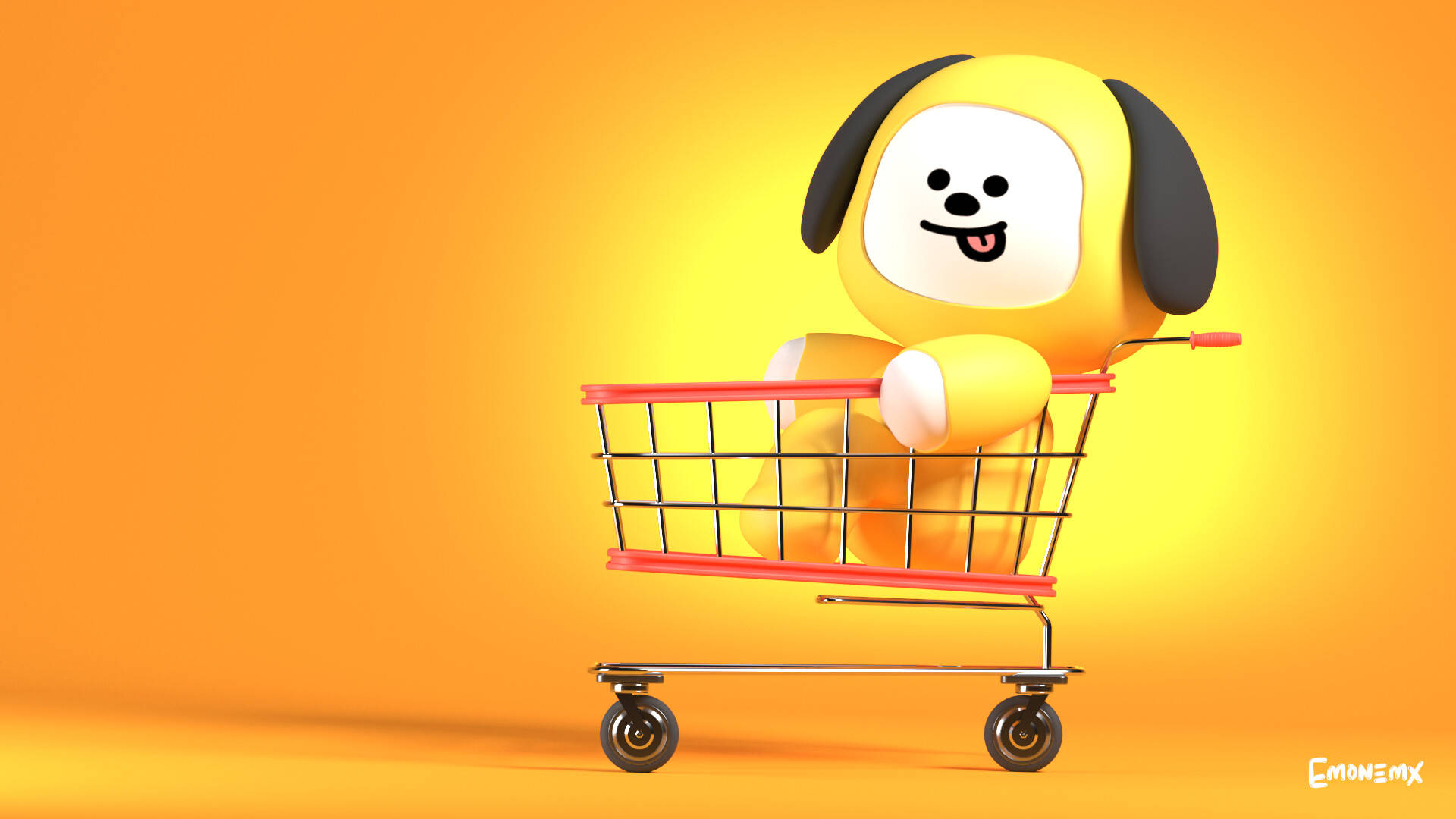 Adorable Chimmy Bt21 In A Playful Mood! Background