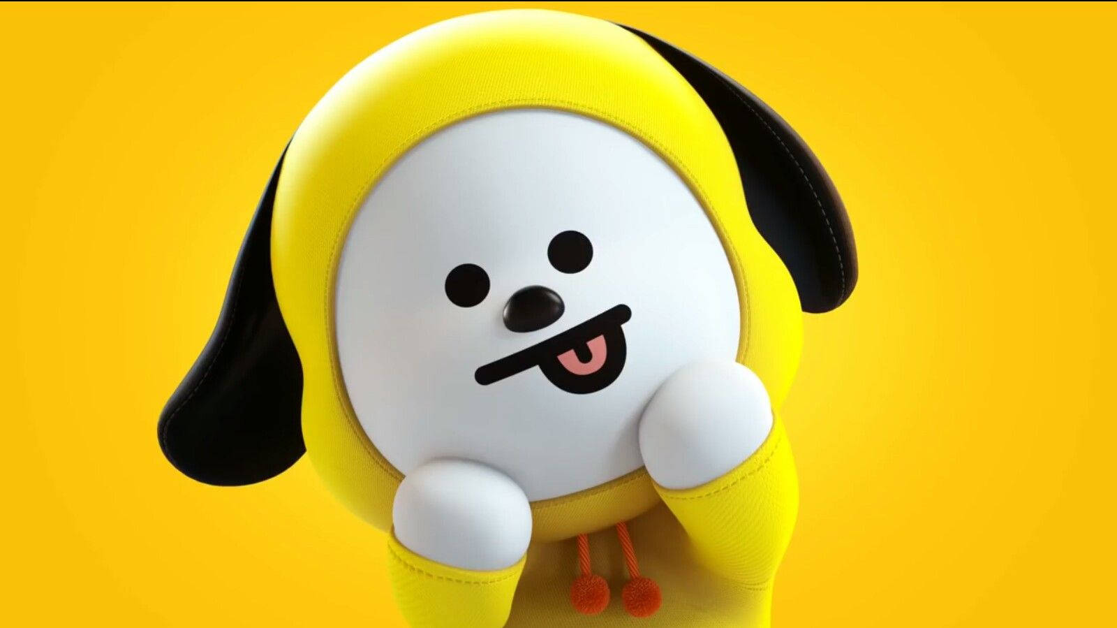 Adorable Chimmy Bt21 Stuffed Toy Background