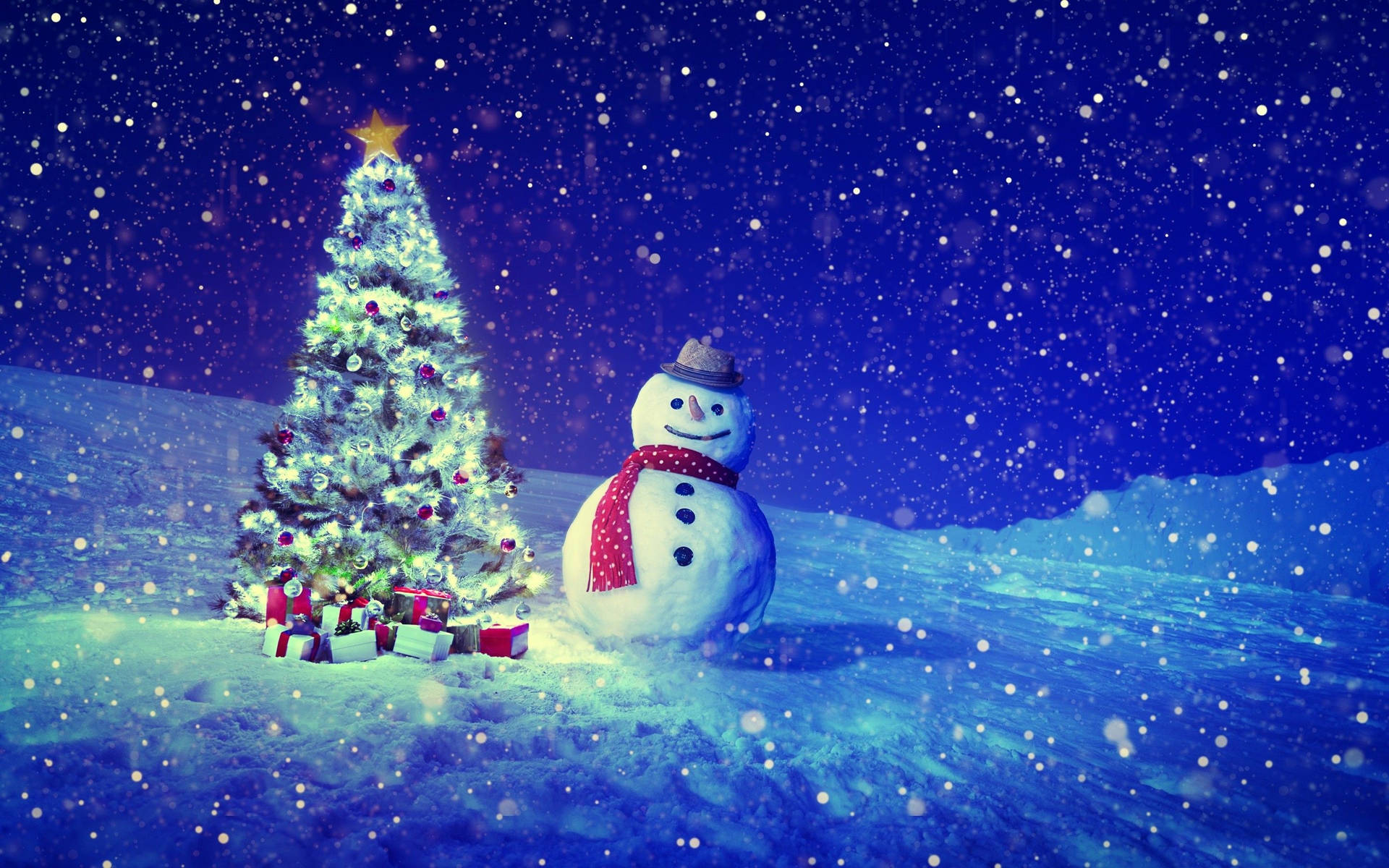 Adorable Christmas Mac Screen Background