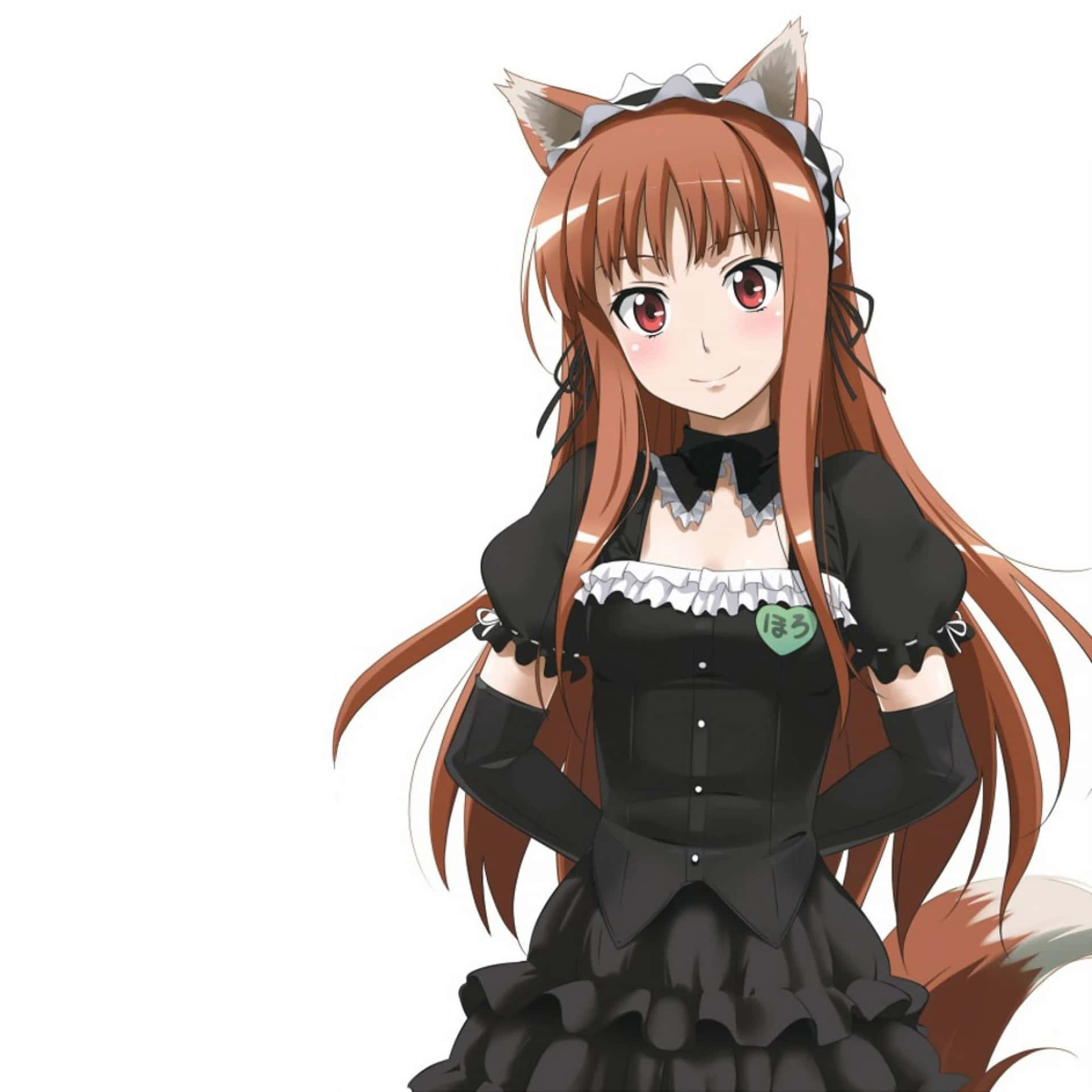 Adorable Cute Anime Wolf Girl Background
