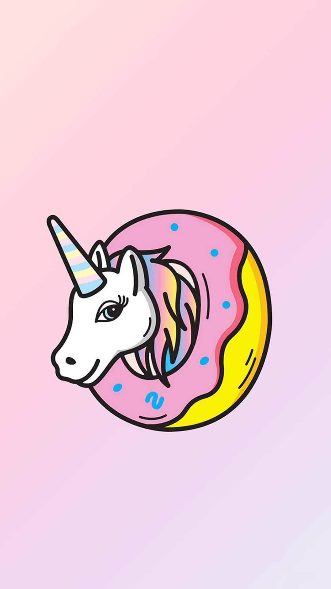 Adorable Cute Unicorn On A Magical Adventure