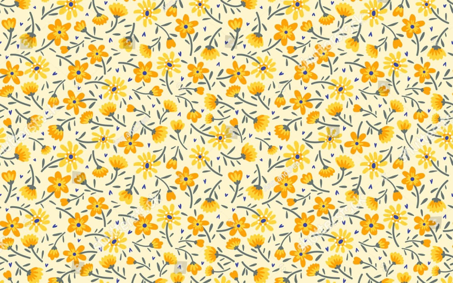 Adorable Cute Yellow Desktop Background