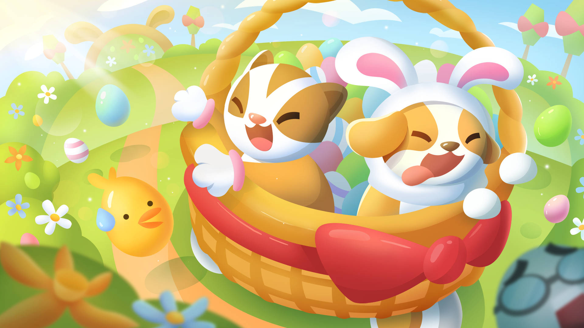 Adorable Easter Basket In Roblox Adopt Me Game