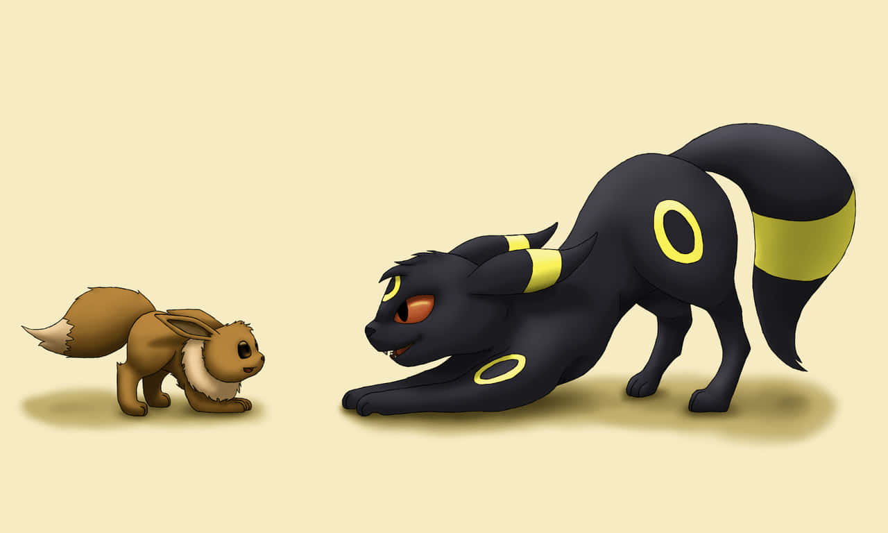 Adorable Eevee Embarks On Adventure Background