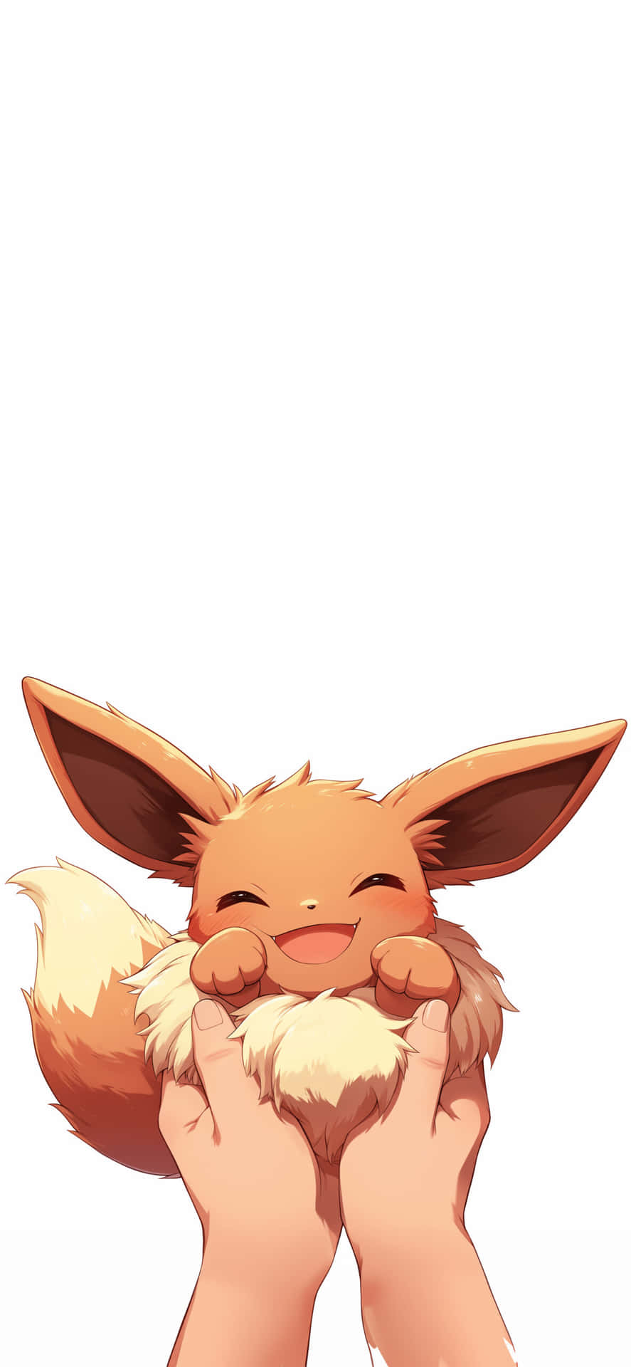 Adorable Eevee Heldin Hands