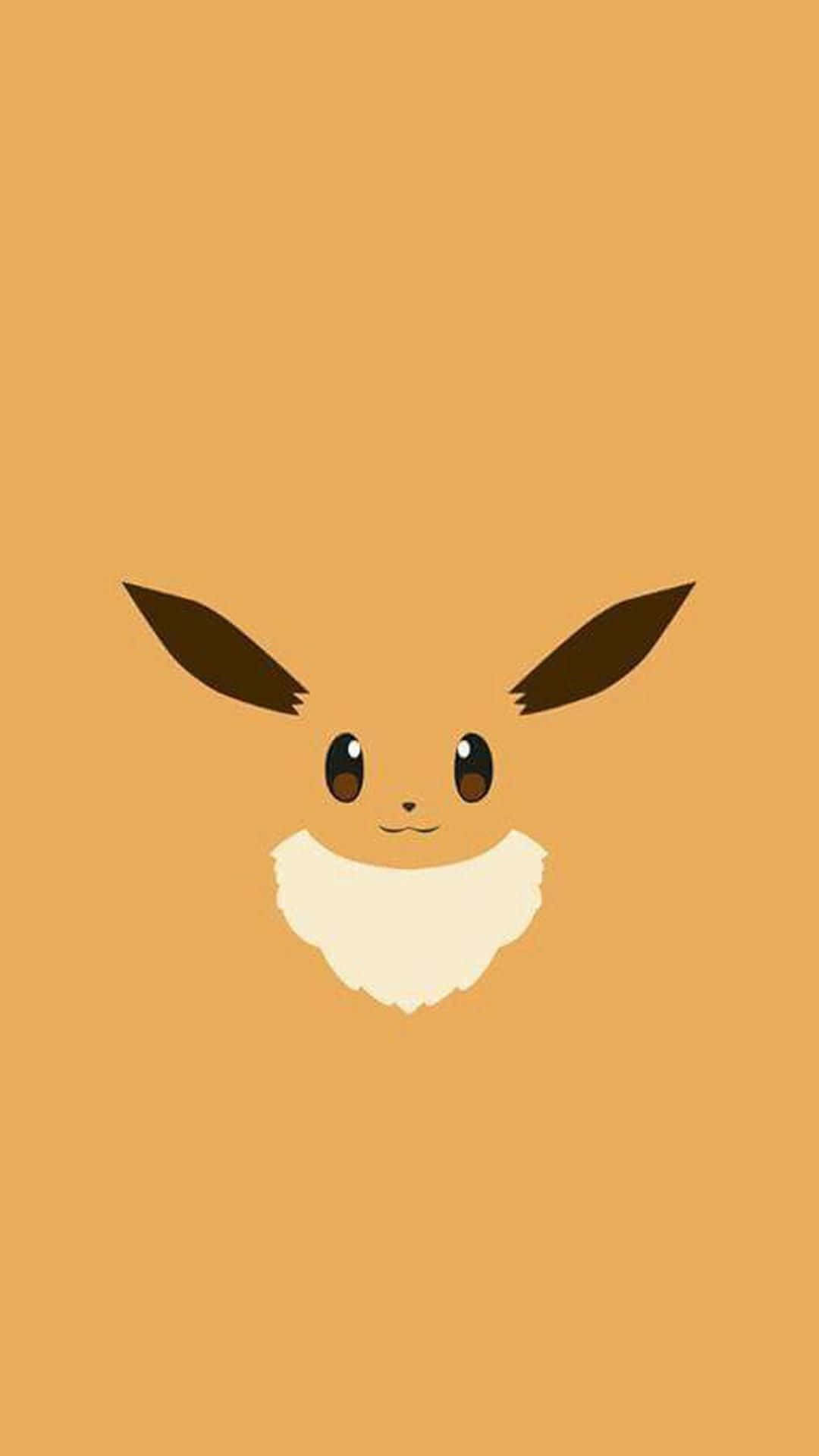 Adorable Eevee Looking Up Pleading For Attention Background