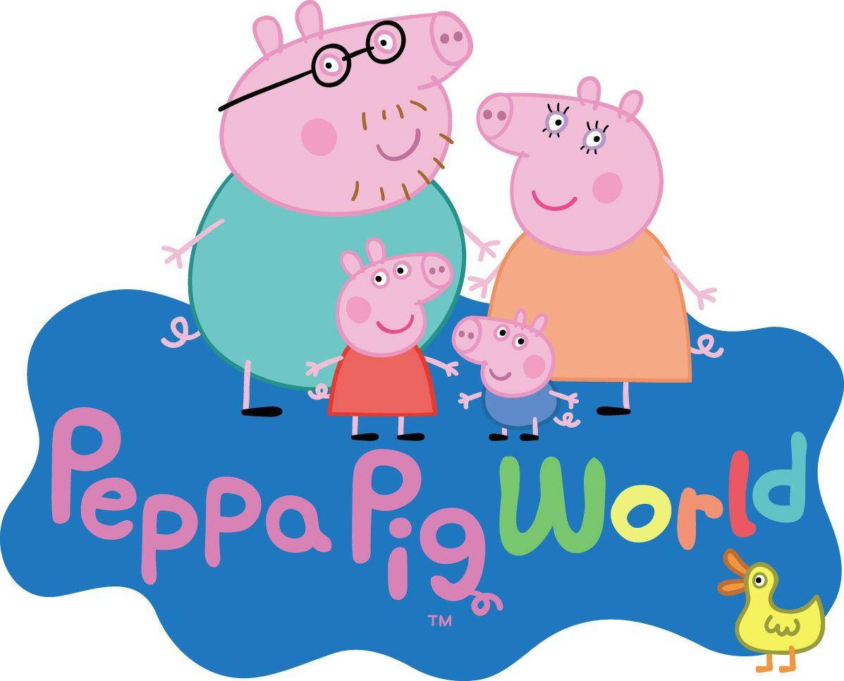 Adorable Family Of Peppa Pig Tablet Background