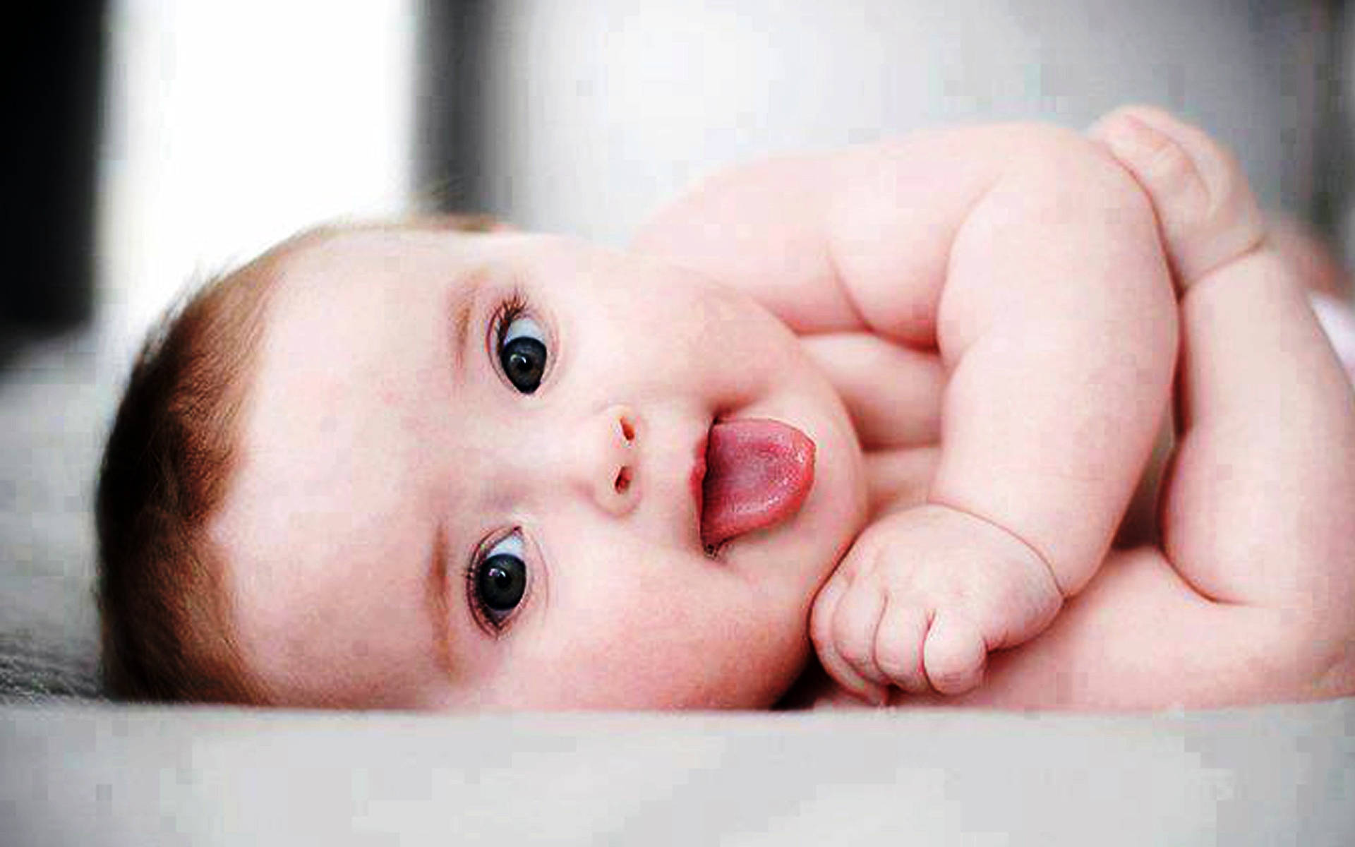 Adorable Funny Baby Background