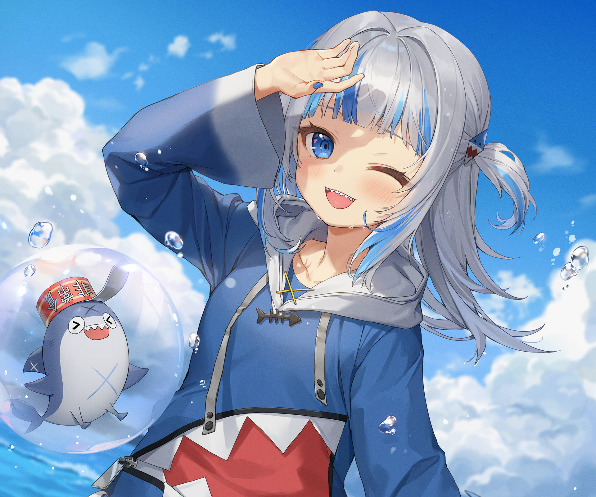 Adorable Gawr Gura Hololive Background