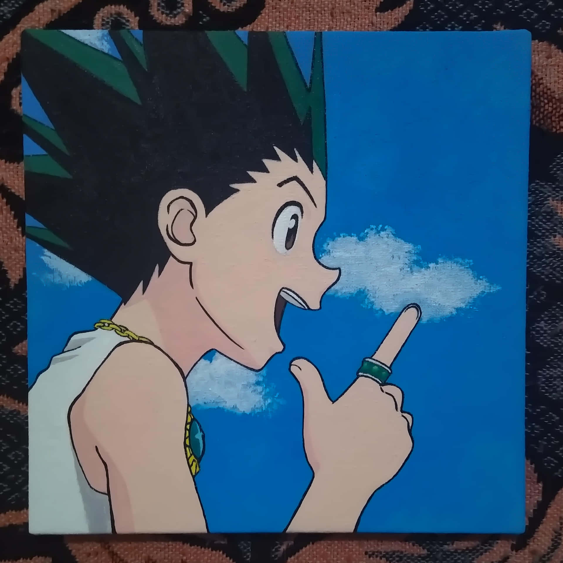 Adorable Gon And Killua From Hunter X Hunter Background