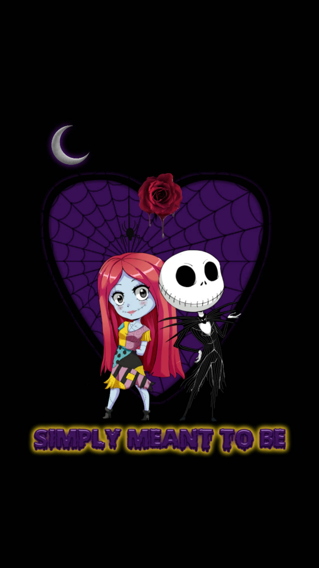Adorable Jack And Sally Background